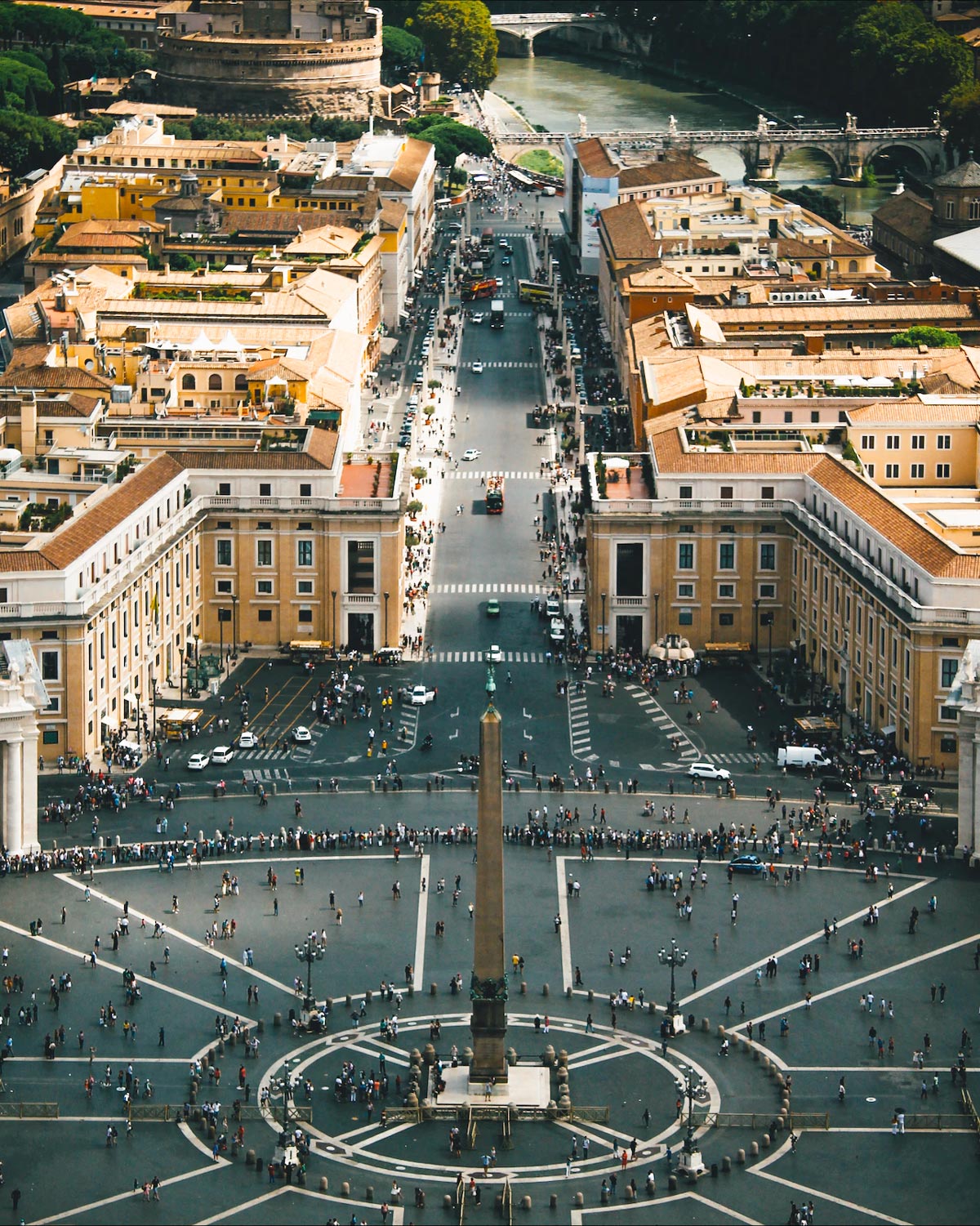 San Pietro Bazilikası’nın Kubbesinden