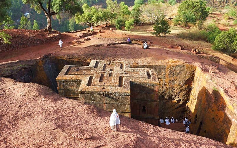 Monolitik Kiliseler, Lalibela, Etiyopya