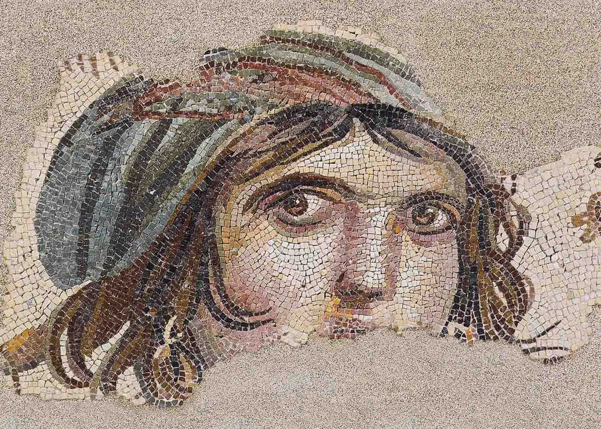 Çingene Kızı Mozaiği - Gaziantep Zeugma Mozaik Müzesi