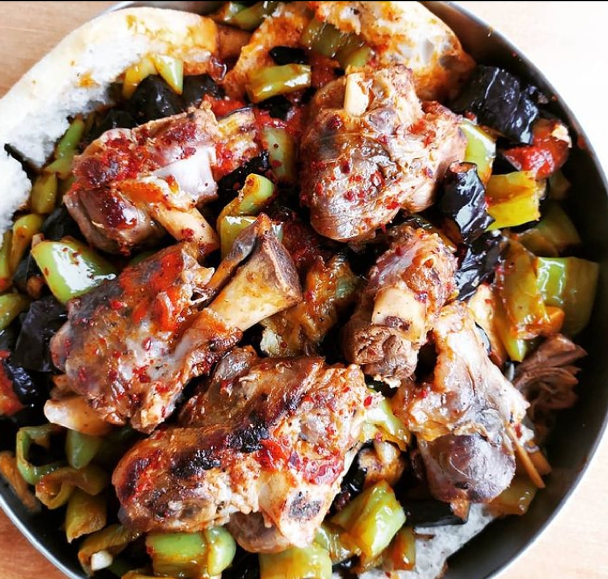 Patlıcanın şov yaptığı Sivas kebabı..