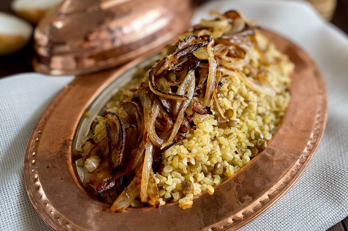 Mercimekli bulgur Pilavı