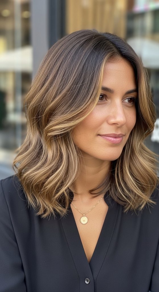 Katlı Kesim Dalgalı Saç Modeli