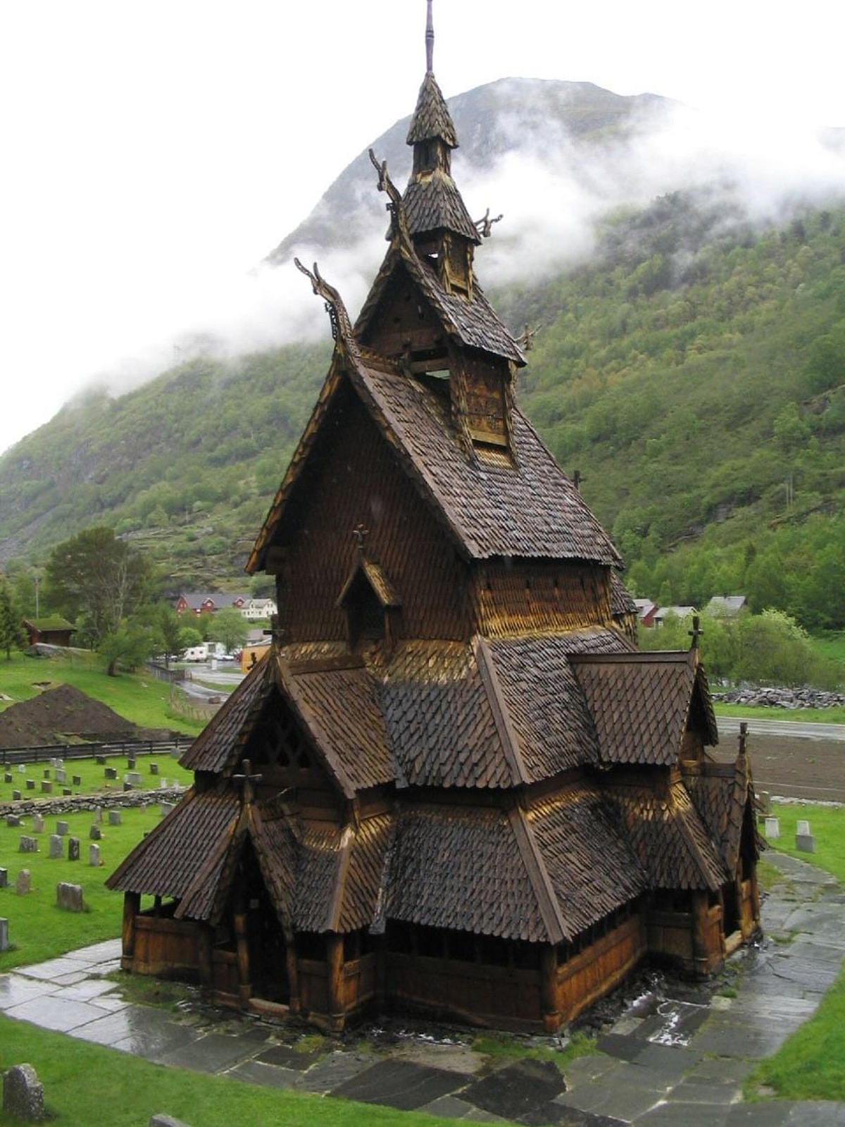 Borgund Stave Kilisesi Norveç