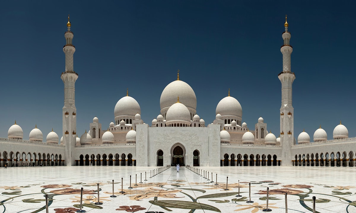 Büyük Sheikh Zayed Cami Birleşik Arap Emirlikleri