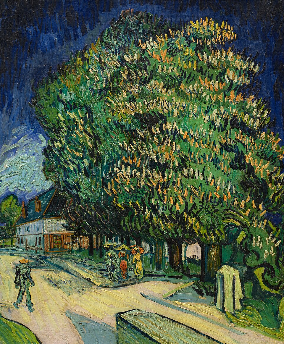 Van Gogh un Çiçek Açmış Kestane Ağaçları Tablosu Bize Ne