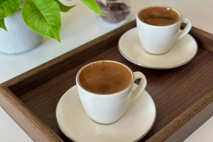Damla sakızlı Türk kahvesi tarifi