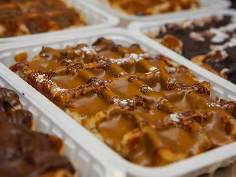 Gaufres Belçika tarzı waffle