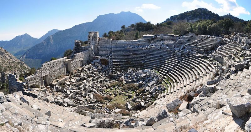 Termessos tiyatrosu Termessos Antik Kenti Antalya