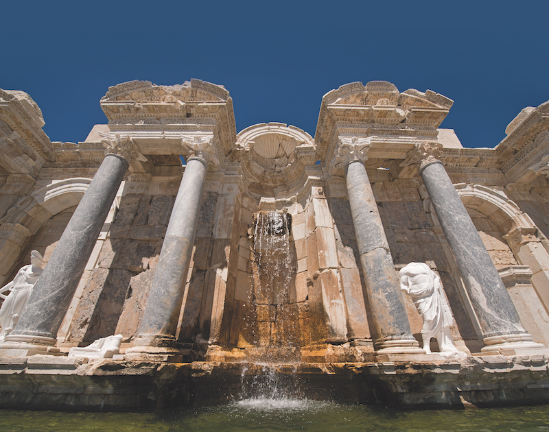 Antoninler Çeşmesi Sagalassos Antik Kenti Burdur