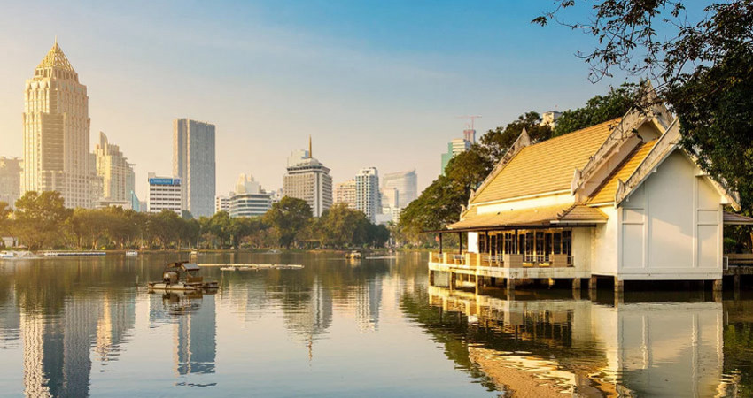 Lumphini Park ta rahatlayın
