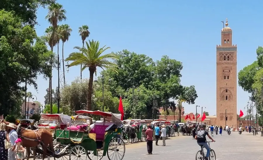 Marakeş Medinası Eski Şehir