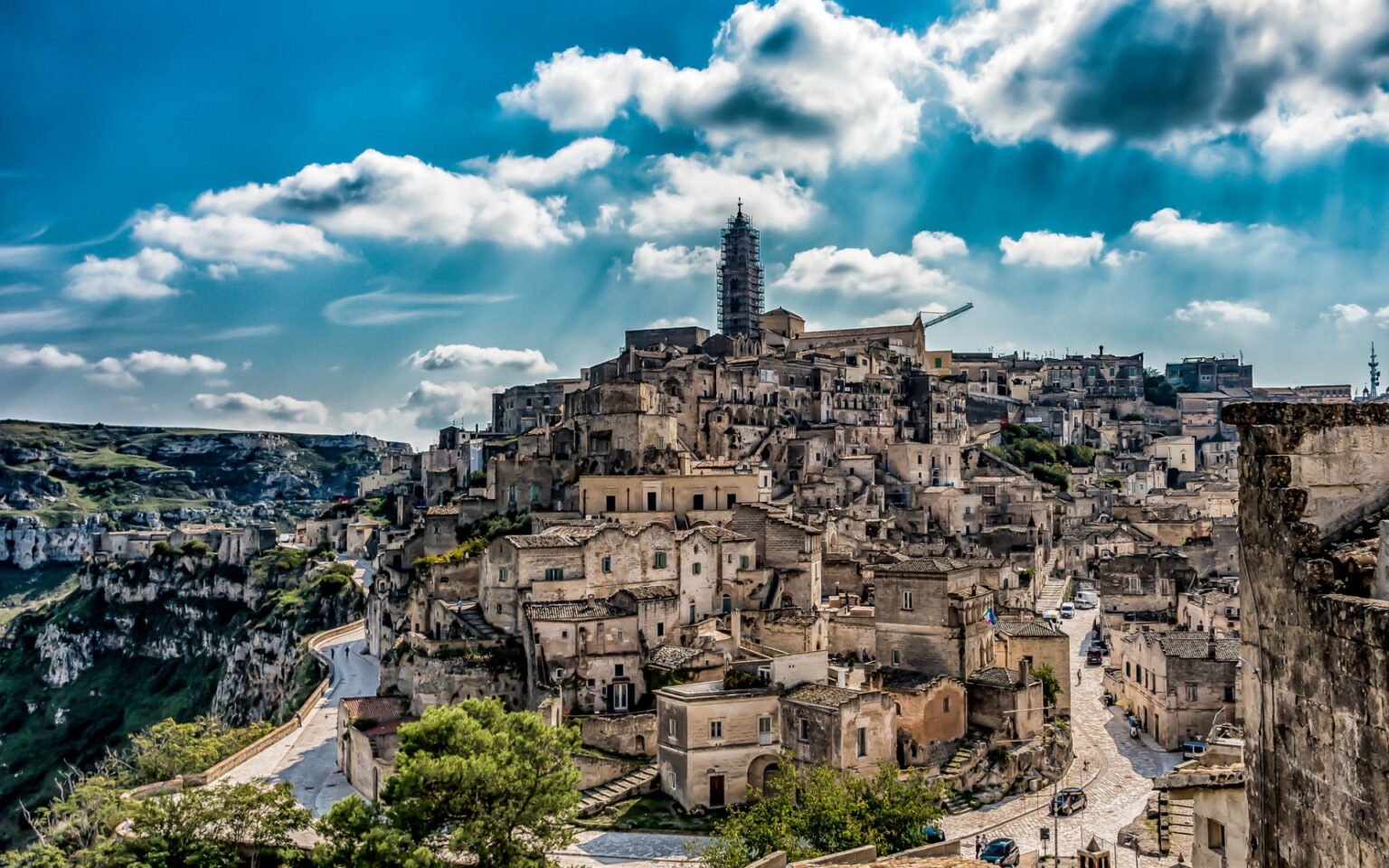 Sassi di Matera İtalya MÖ 10 000