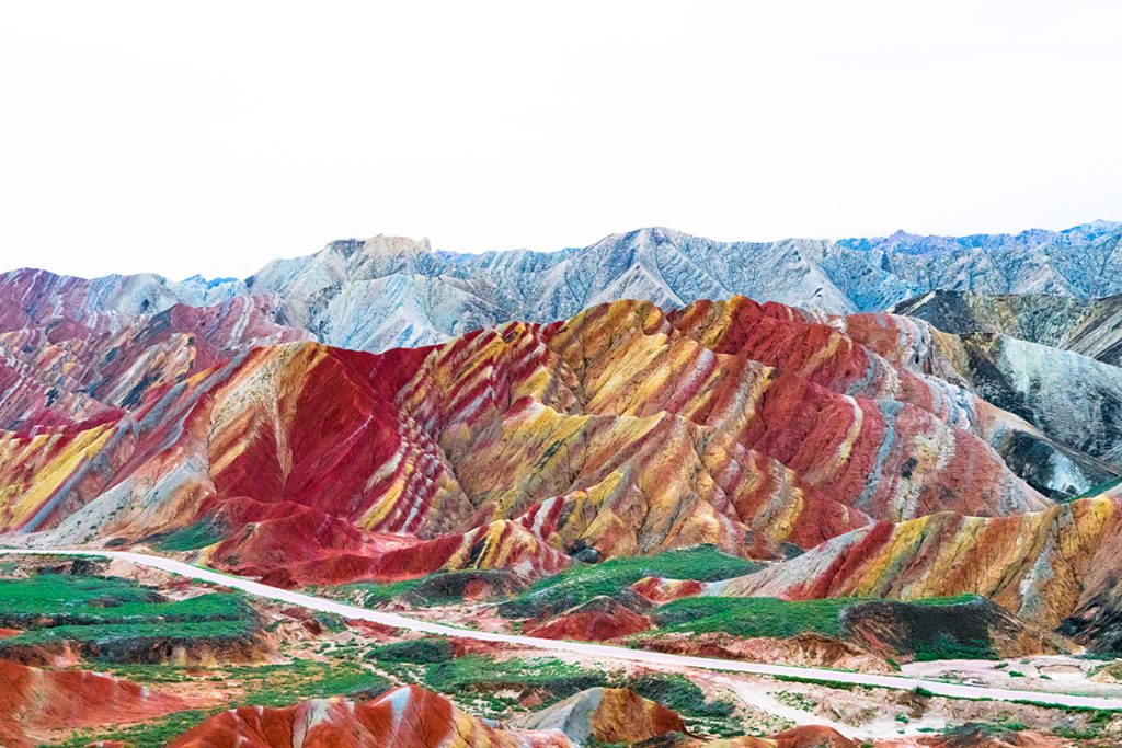Zhangye Danxia Landform Çin Halk Cumhuriyeti
