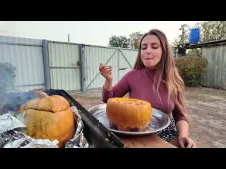 Cooking Unique Pumpkin Recipes Relaxing Village Kitchen ASMR