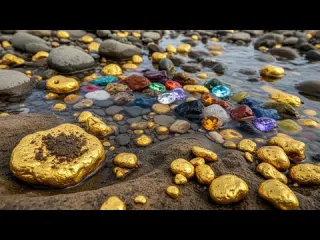Watch Me Discover Gold Hidden in the Mud