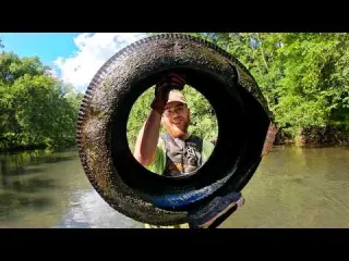 I Found A Ton Of Tires In The Creek