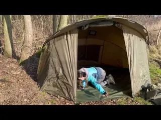 Solo Winter Camping HOT ADVENTURES IN A FROST NIGHT ASMR