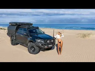 SOLO BEACHFRONT CAMPING IN WA The Pink Beach You Need to See