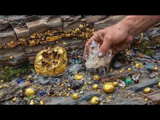 Finding Gold and Precious Gemstones in the River