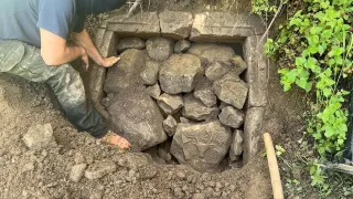 We Opened up the Entrance Which was Full of Stones