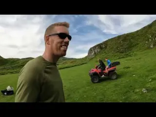 Camping in a 500 yr Old Castle in Scotland Foraging Hiking