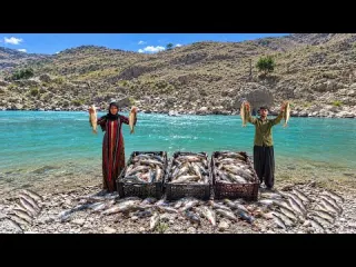 Fishing with Baskets in the Wild River Family Fish Stew