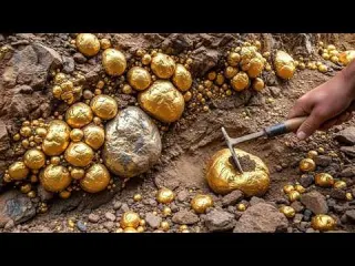 Gemstone Hunting in the Rocks Amazing Find