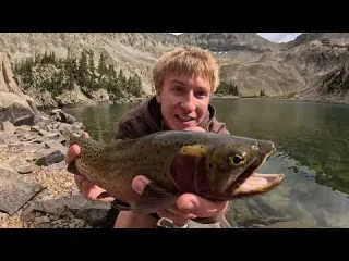 ALPINE Mountain Fishing Adventure Cutthroat Trout Hiking