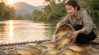 Stop Us Handmade Traps Caught Giant Fish with Chuc Duong