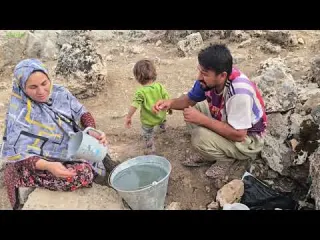 Cave Life in the Wild Zagros Building a Shelter Baking