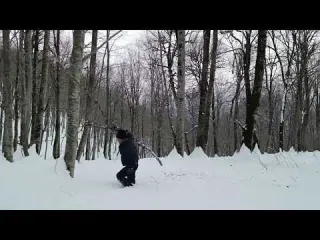 Dangerous Challenge Sleeping in Snow Without a Tent or