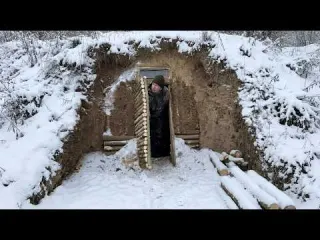 Man Digs a Cave in the Mountain that Fails and Then Builds