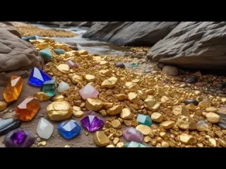 Wow Striking It Rich Gold Gem Bonanza Discovered Outdoors