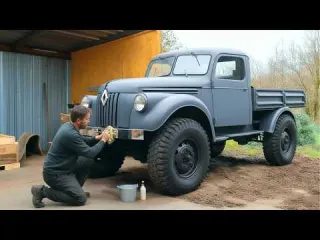 Man Spends 1000 Hours Restoring ALL TERRAIN TRUCK Back to