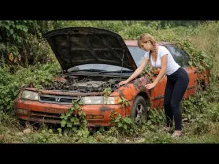 Timelapse A genius girl spent days repairing and