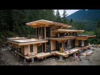 Watch This Prefab House Come Together Incredible Assembly