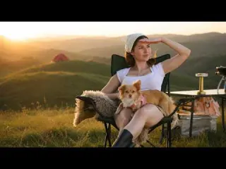 Hours Alone on a Windy Hill Solo Camping