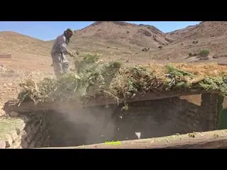 Nomadic life in Iran Sleeping in the mountains on a cold