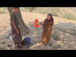 Turning a Wild Cave Into a Home Nomadic Family Life in the