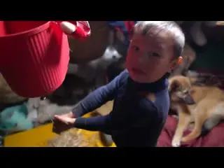 Children of TUNDRA Winter Everyday life of nomads North of