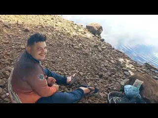 A cobra atravessou o Rio veio em nossa direção e entrou