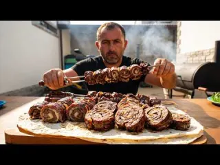 MEAT ROLLS JUICY GRILLED BEEF