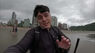 FUÍ a la PLAYA MÁS LLENA de BRASIL después de un FERIADO