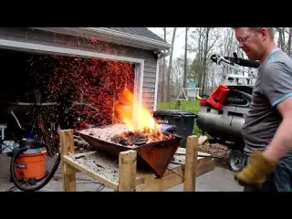 How to make a knife from all thread knife making on a