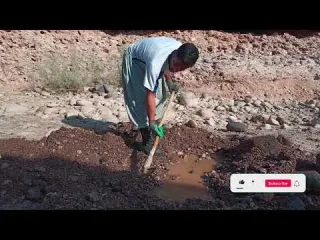 Digging Dry Desert Earth I Found Life Saving Water Where No