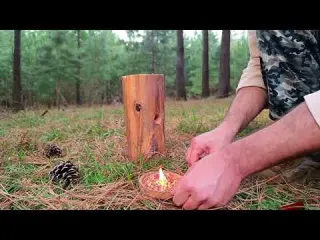 Forest steak on a Swedish stove Cooking delicious beef steak