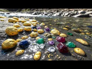 Gemstone Hunting in Shallow Water Reveals Amazing Finds