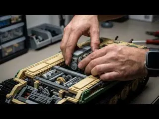 Man Builds Hyperrealistic LEGO TANKS to the Last Detail 13