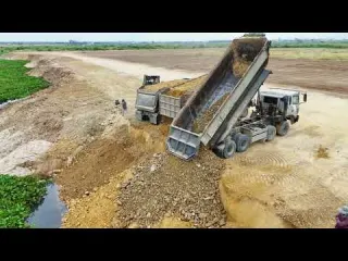 The Ultimate Bulldozer and Dump Truck Construction Video