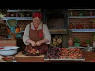Cooking Giant Village Burgers with Onion Jam